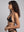 Black Leopard Triangle String Bikini Top
