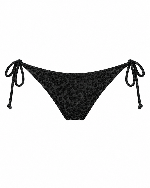 Black Leopard Bikini Bottoms