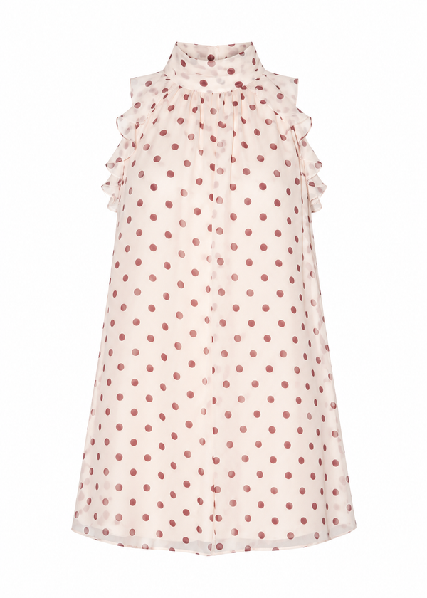 The Rosy Dot Dress